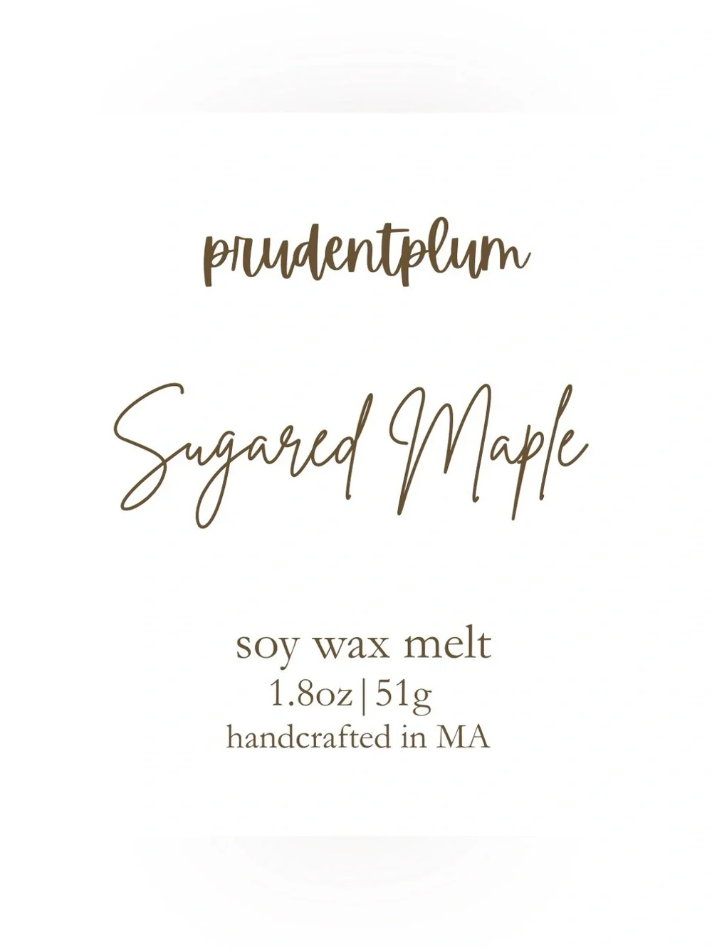 Sugared Maple Soy Wax Melt Snap Bar 1.8oz | Melts For Wax Warmer